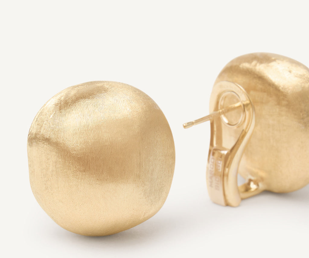 Ohrring aus Gold in Kugelform, groß